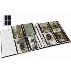 Recharges Futura Yvert à 4 poches pour blocs, cartes postales. (C40)