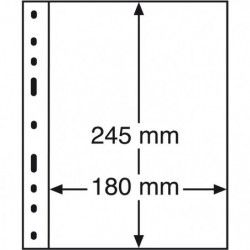 Recharges transparentes Optima à 1 compartiment pour blocs, billets.