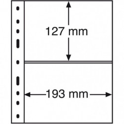 Recharges noires Optima XL à 2 bandes pour enveloppes, lettres.