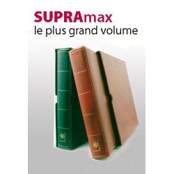 Album Supramax Yvert et Tellier à 8 anneaux avec étui de protection.