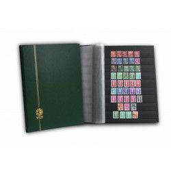 Classeur Perfecta grand modèle 32 pages noires pour timbres-poste.