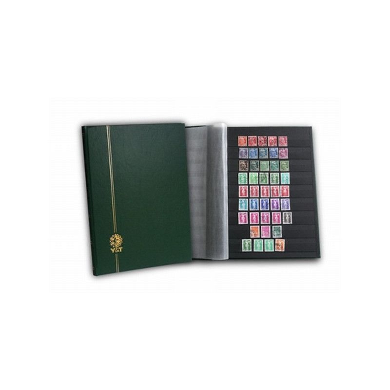 Classeur Perfecta grand modèle 32 pages noires pour timbres-poste. Classeur Perfecta grand modèle 32 pages noires pour timbres-poste.