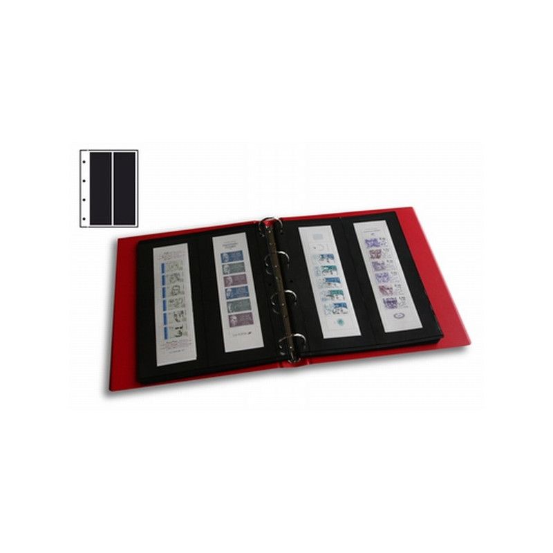 Recharges Initia à 2 bandes verticales pour carnets de timbres.