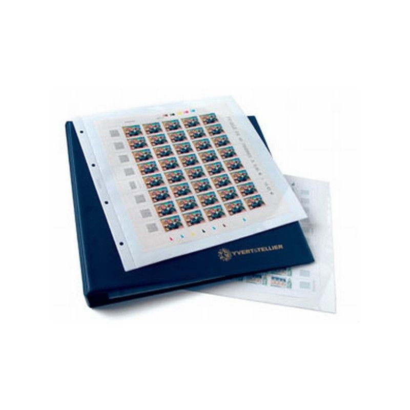 Reliure InitiaMax Yvert pour feuilles entières de timbres-poste.