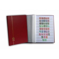 Lot de 5 classeurs Perfecta 32 pages blanches pour timbres-poste.