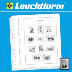 Feuilles préimprimées Leuchtturm France 1990-1994.