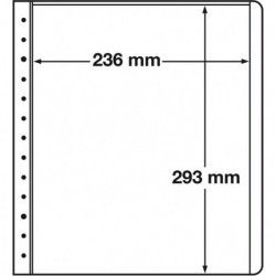 Feuilles neutres LB Leuchtturm à 1 compartiment 236 x 293 mm.