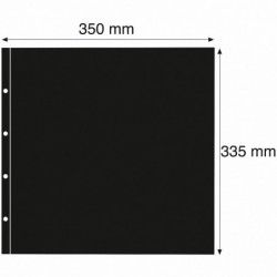 Intercalaires noirs 350 x 335 mm pour album Maximum Leuchtturm.