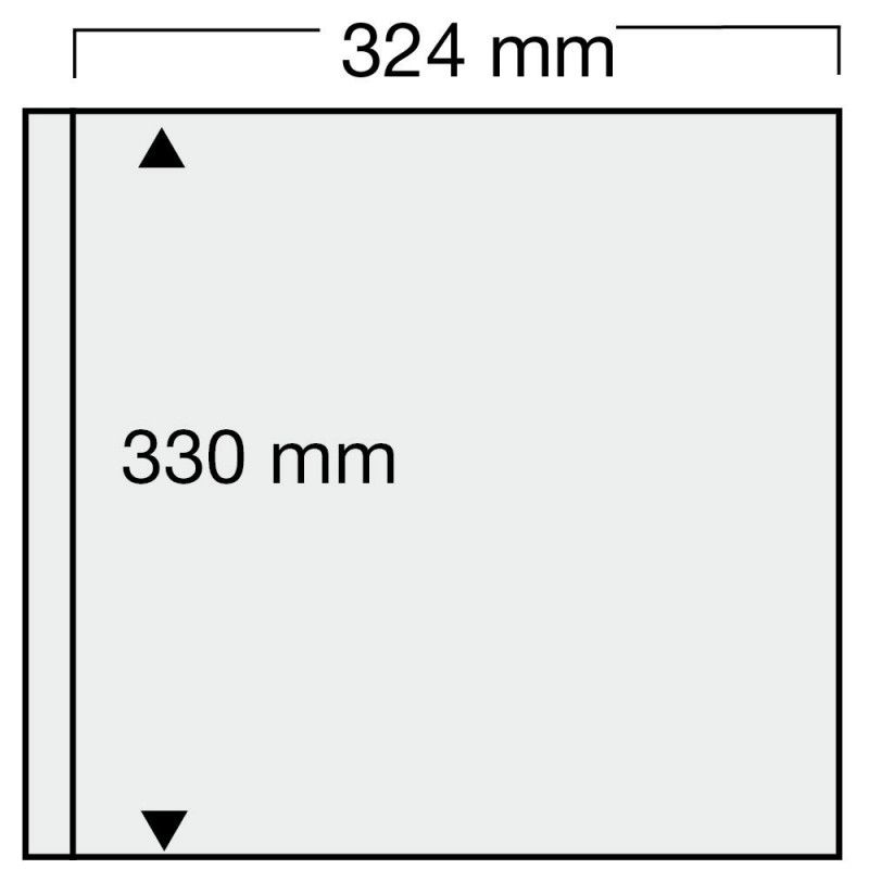 Feuilles blanches SAFE 6030 pour document grand format. - Philantologie