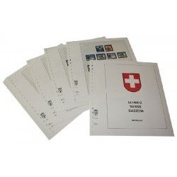 Feuilles pré imprimées Lindner-T Suisse 1999-2009.