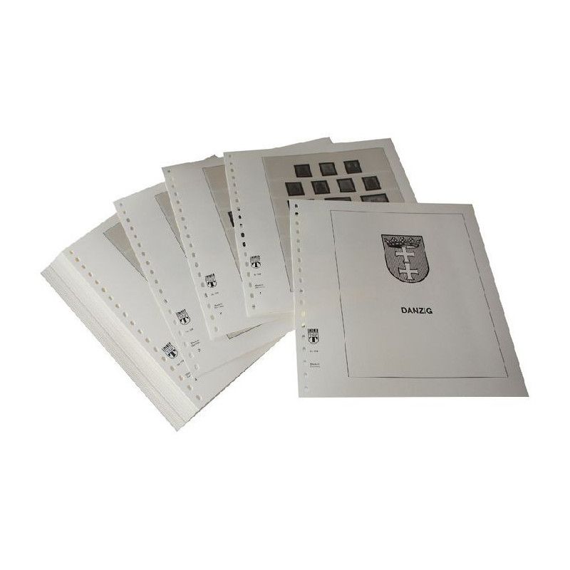 Feuilles préimprimées Lindner-T Danzig 1920-1939.