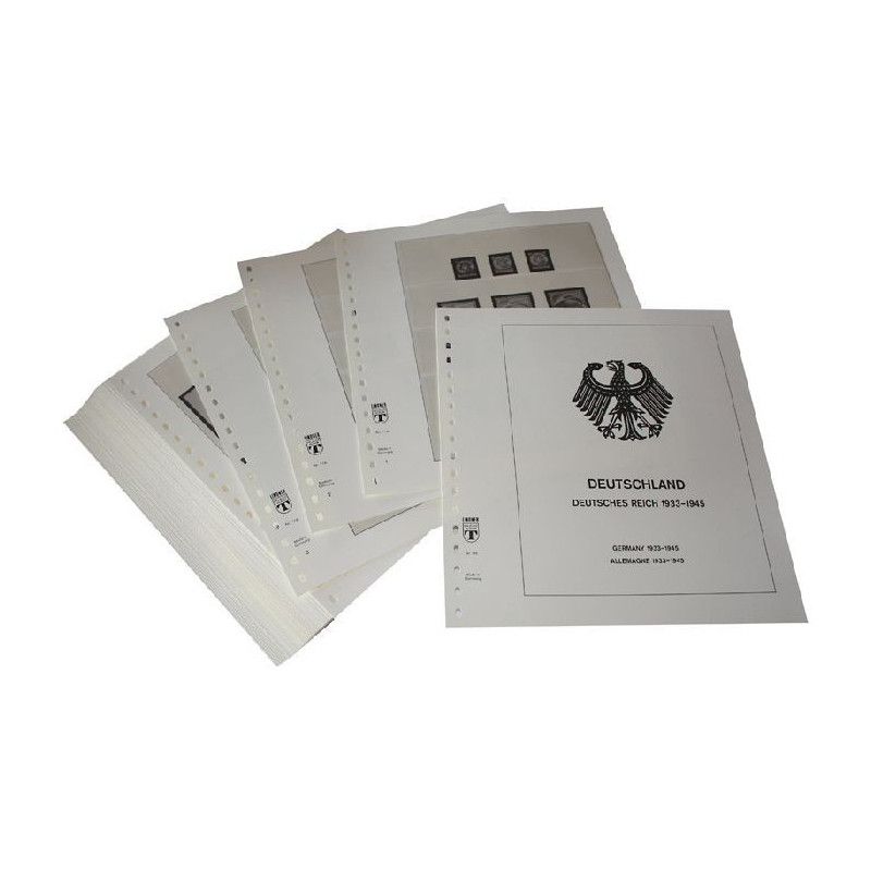 Feuilles préimprimées Lindner-T Deutsches Reich 1933-1945