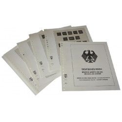 Feuilles préimprimées Lindner-T Bohême-Moravie 1939-1945.