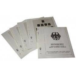 Feuilles préimprimées Lindner-T Alsace-Lorraine 1940-1941.