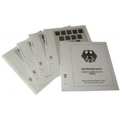 Feuilles préimprimées Lindner-T Occupation Allemande de Serbie 1941-1943.