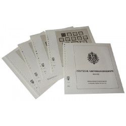 Feuilles préimprimées Lindner-T Allemagne Plébiscites 1920-1922.