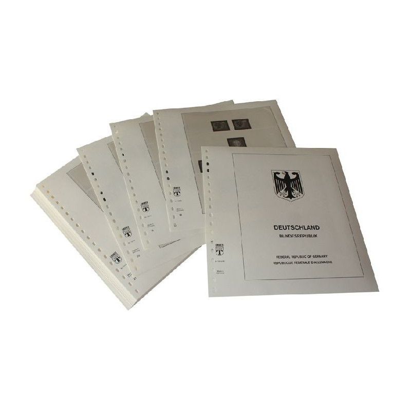 Feuilles préimprimées Lindner-T République Fédérale Allemagne 1970-1979.