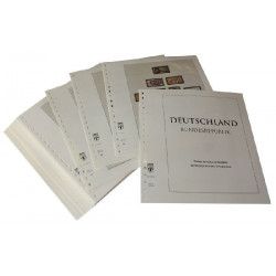 Feuilles préimprimées Lindner-T République Fédérale Allemagne 1980-1989.