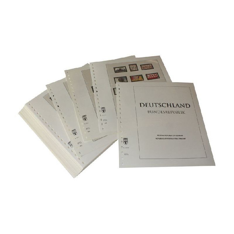Feuilles préimprimées Lindner-T République Fédérale Allemagne 1990-1994.