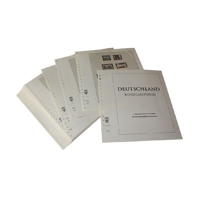 Feuilles préimprimées Lindner-T République Fédérale Allemagne 1995-1999.