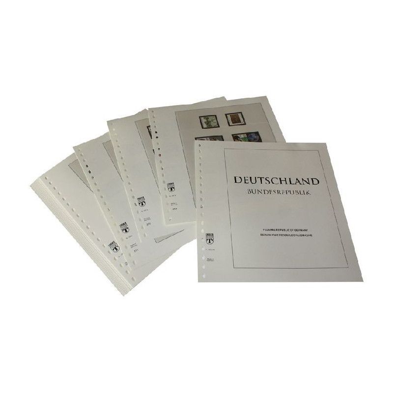 Feuilles préimprimées Lindner-T République Fédérale Allemagne 2005-2009.