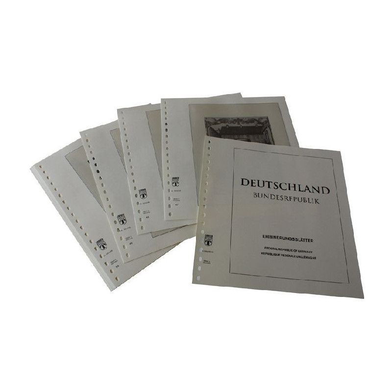Feuilles pré imprimées Lindner-T Allemagne Pages-Souvenirs 2005-2012.