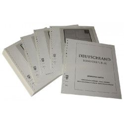 Feuilles préimprimées Lindner-T Allemagne Cartes postales spéciales 1949-2011.