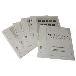 Feuilles préimprimées Lindner-T Allemagne Timbres sans valeur 1951-2024.