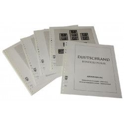 Feuilles préimprimées Lindner-T Allemagne Timbres se tenant 2008-2024.