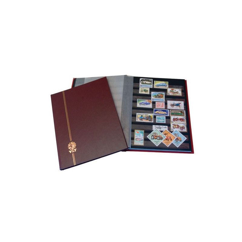 Classeur Perfecta petit modèle 32 pages noires pour timbres-poste.