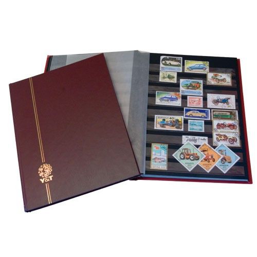 Classeur Perfecta petit modèle 16 pages noires pour timbres-poste