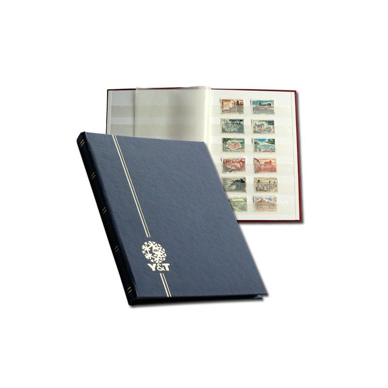 Classeur Perfecta petit modèle 32 pages blanches pour timbres-poste.