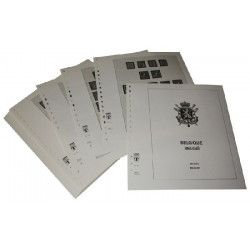 Feuilles pré imprimées Lindner-T Belgique 1944-1956.