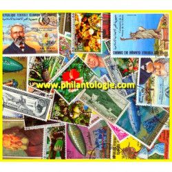 Archipel de Comores timbres de collection tous différents.