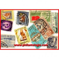 Koweït timbres de collection tous différents.
