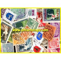 Lettonie timbres de collection tous différents.