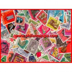 Suisse 100 timbres surtaxés tous différents.
