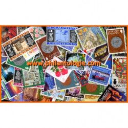Guernesey timbres de collection tous différents.