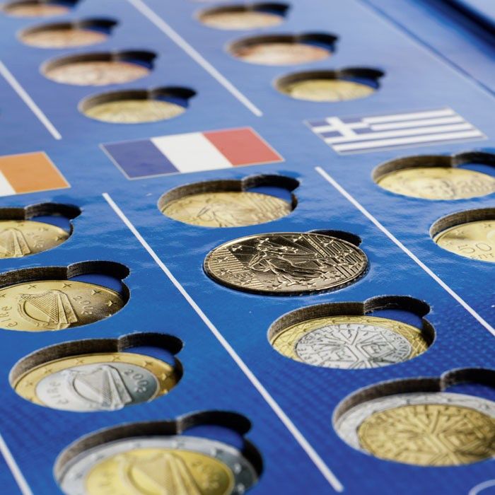 Classeur pièce 2 euros - classeur numismatique 480 pochettes en cuir Classeur pièce 2 euros - classeur numismatique 480 pochettes en cuir
