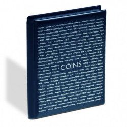 Album numismatique pour ranger 96 monnaies de collection.
