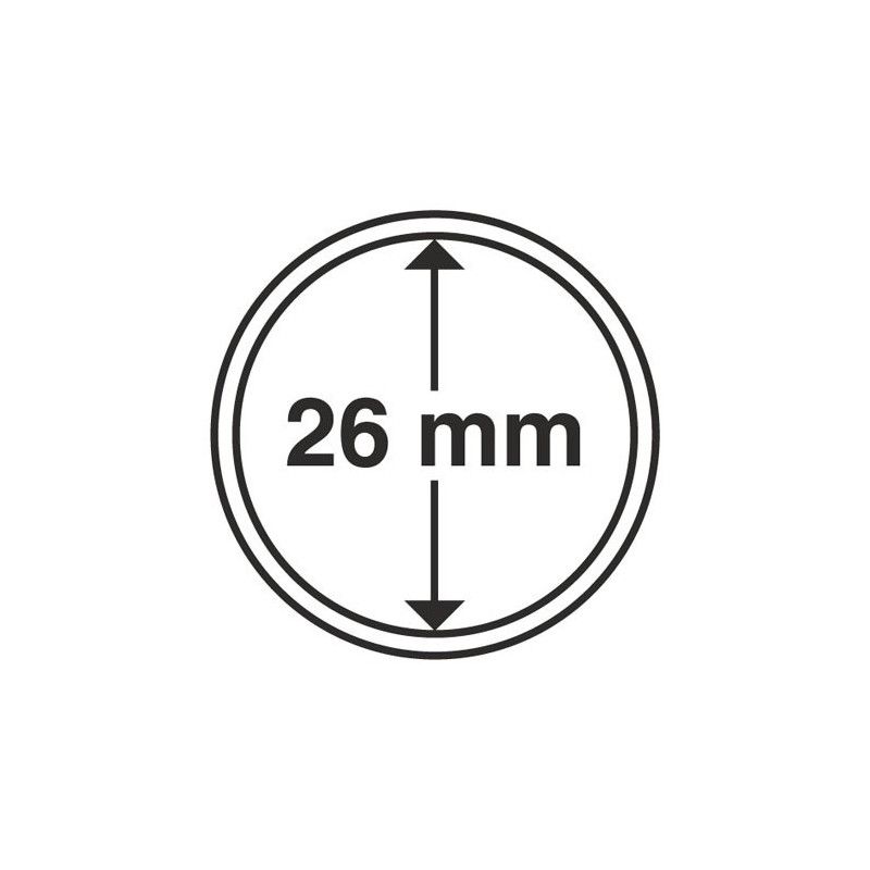 200 Euro 200 Capsules Pour Pièces De Monnaie QWORK - Protection 25mm Pour Collectionneurs Coques
