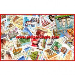Vieux Gréements 50 timbres thématiques tous différents.