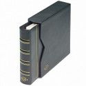 Album noir pour monnaies Numis Leuchtturm en cuir.