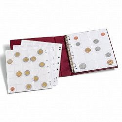 Album Numis Leuchtturm pour 143 monnaies de collection.