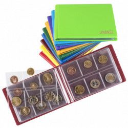 Classeur numismatique de poche pour 48 pièces jusqu'à 36 mm.