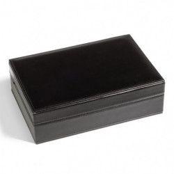 Coffret noir pour 100 capsules Quadrum Leuchtturm.