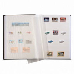 Classeur Comfort 64 pages blanches pour timbres.
