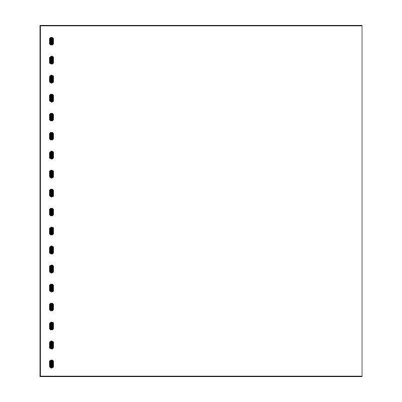 Feuillet de protection pour les feuilles neutres Lindner.