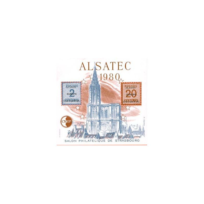 Bloc C.N.E.P. N°1 Alsatec 1980 neuf**.