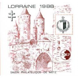 Bloc C.N.E.P. N°9 Lorraine 1988 neuf**.